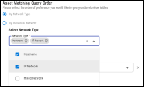 ServiceNow CMDB - By Network Type - Select Network Type